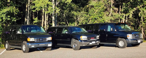 Royal Rose Limousines Denali and Trailer